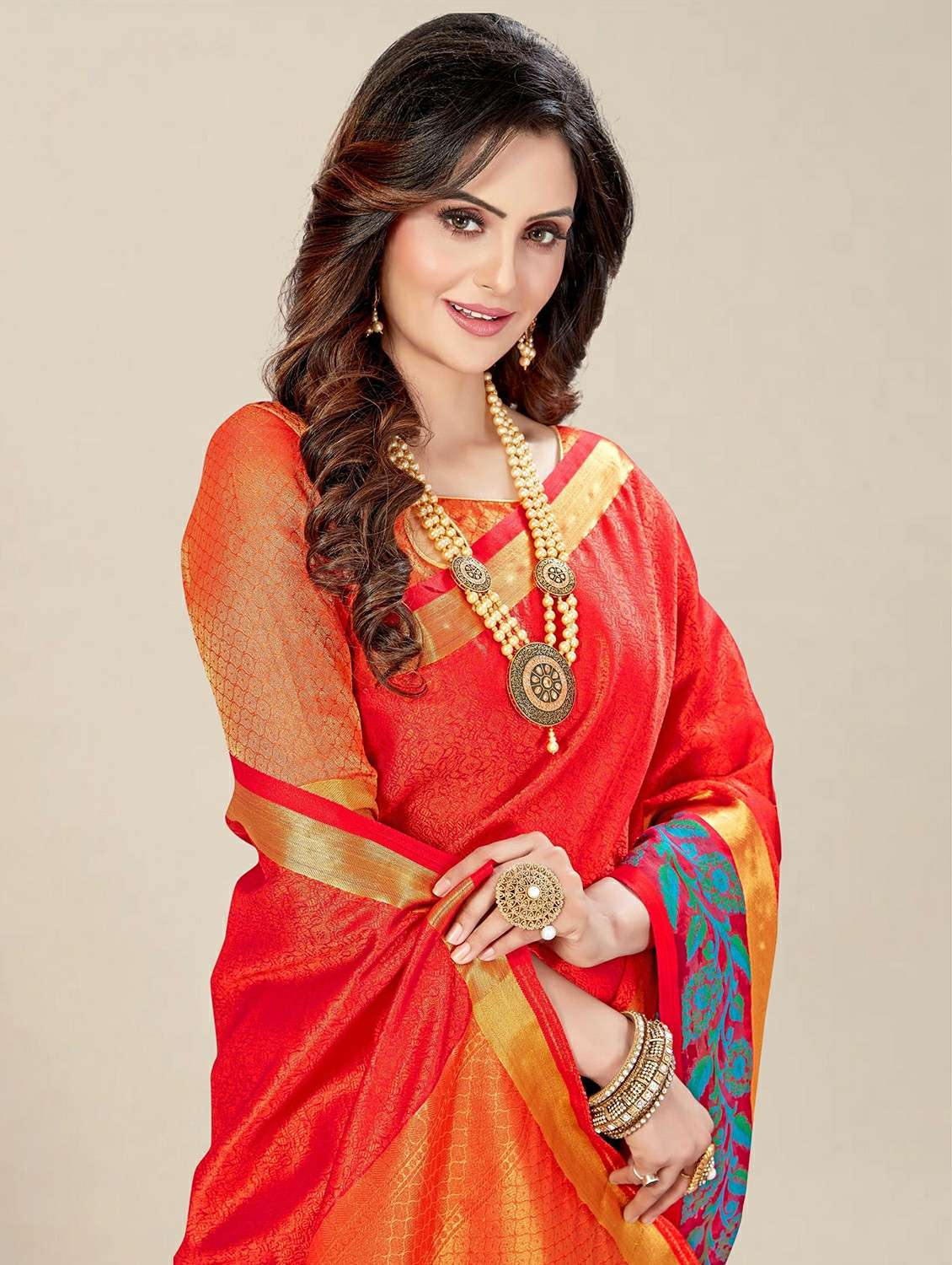 women self design bordered saree - 22444413 -  Standard Image - 4
