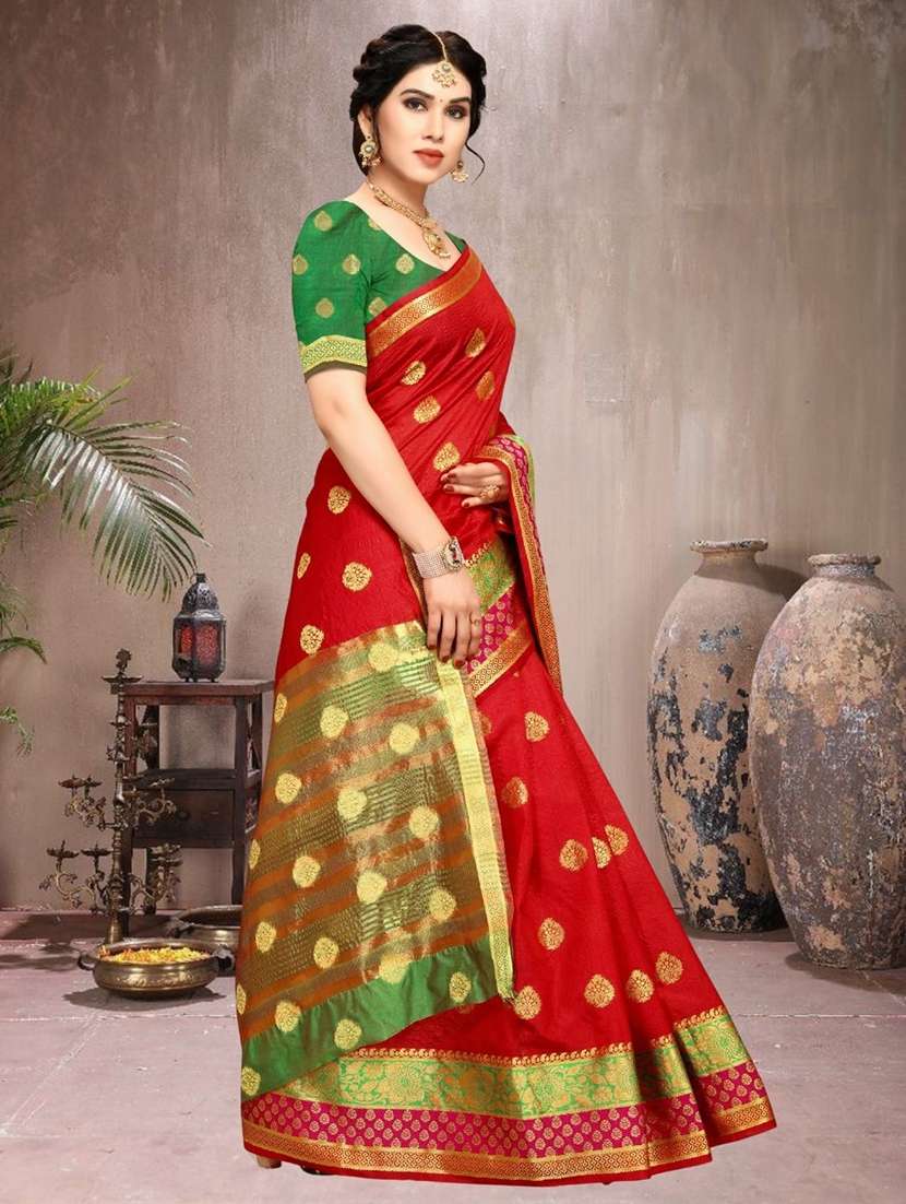 women self design banarasi saree - 22444425 -  Standard Image - 4