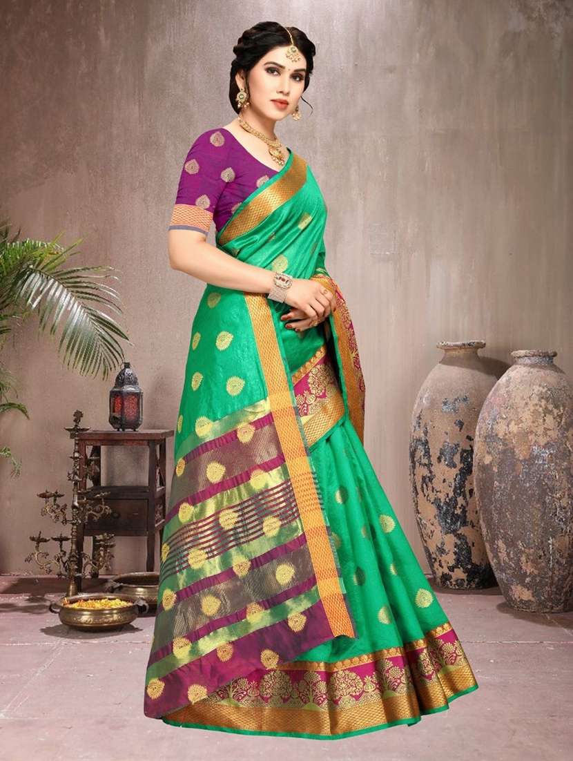 women self design banarasi saree - 22444439 -  Standard Image - 4