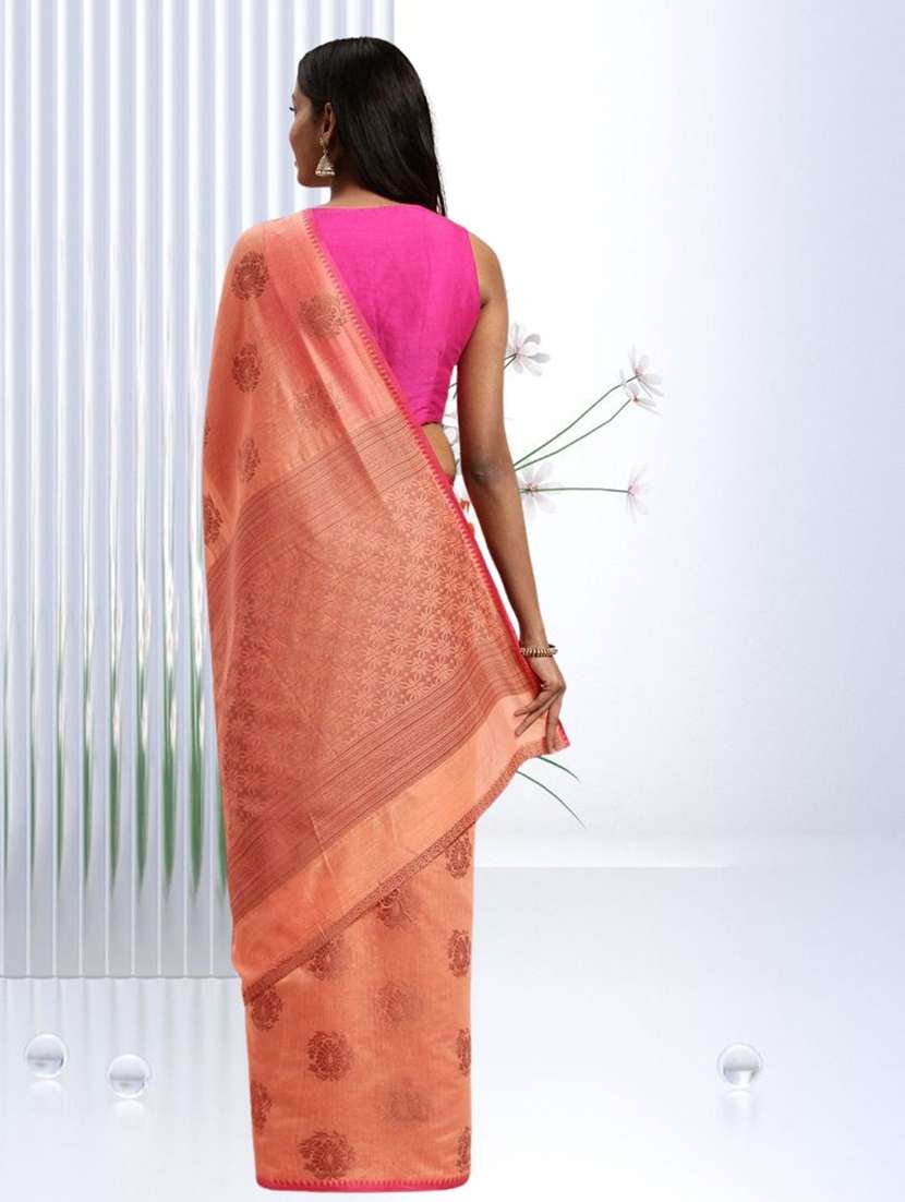 women self design chanderi saree - 22444468 -  Standard Image - 1