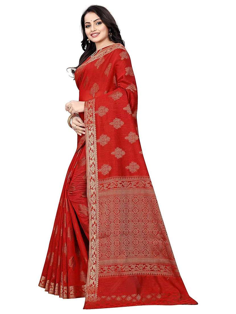 women self design chanderi saree - 22444470 -  Standard Image - 1