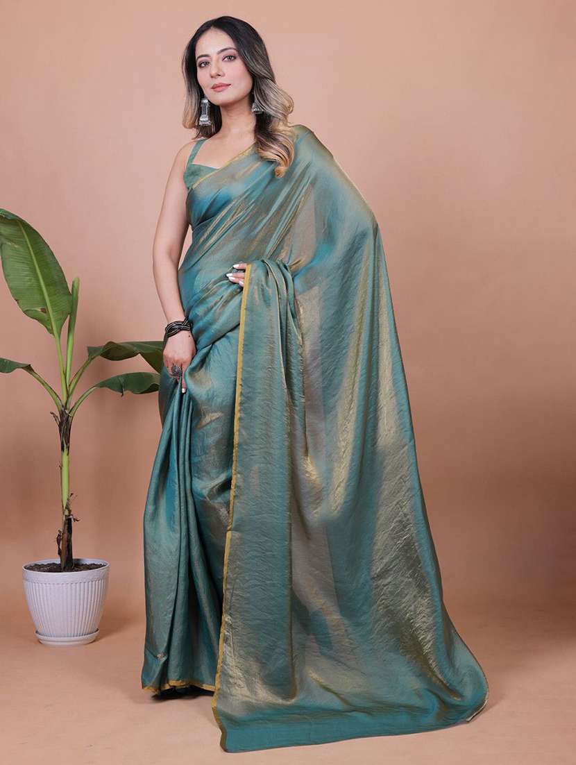 women solid plain saree - 22444702 -  Standard Image - 4