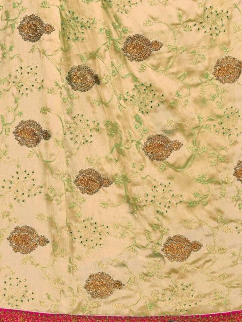 women solid with work embroidered saree - 22444762 -  Standard Image - 4