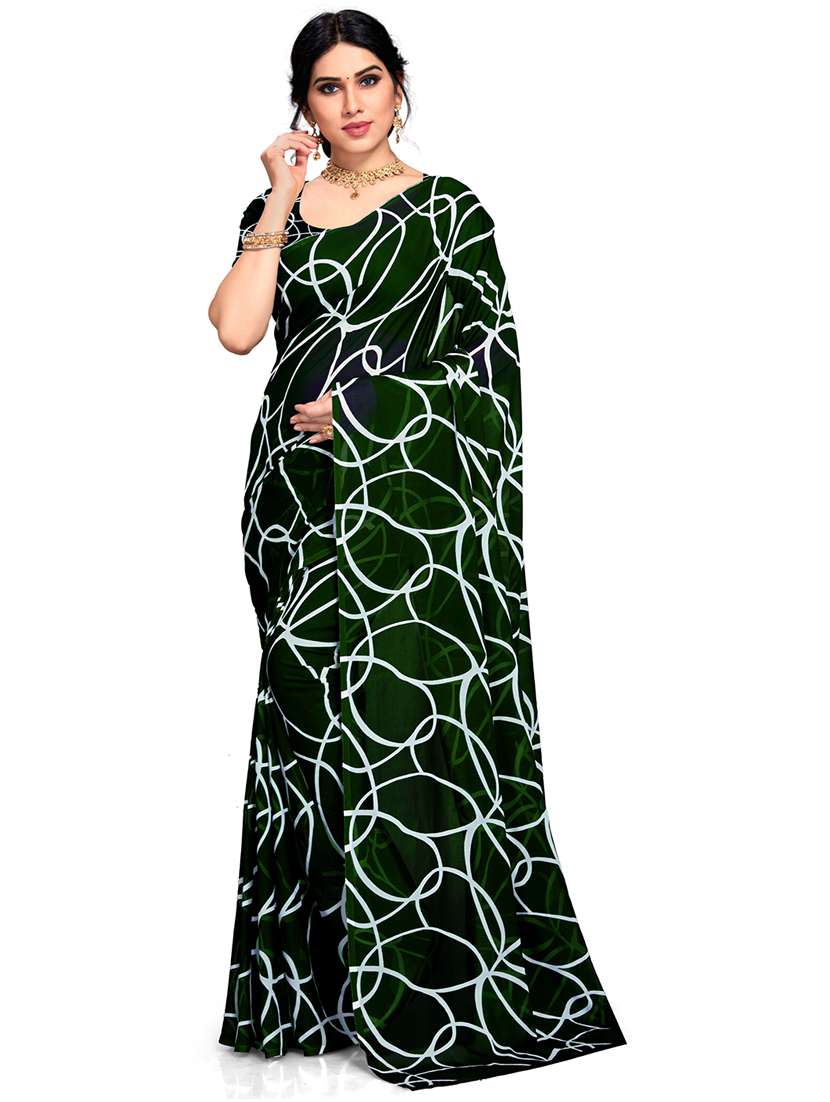 women pack of 2 printed combo saree - 22444966 -  Standard Image - 1