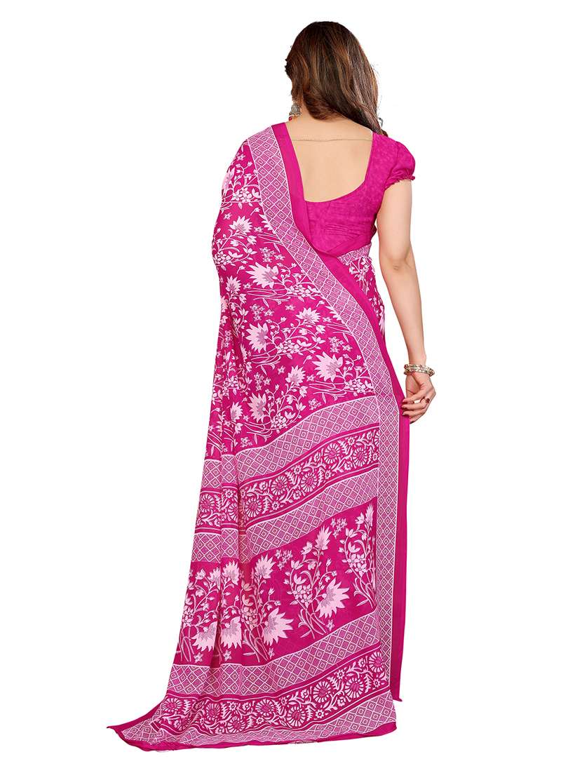 women pack of 2 printed saree with blouse - 22445218 -  Standard Image - 1