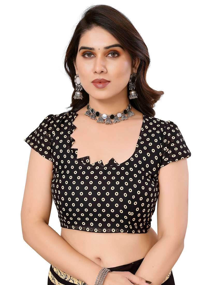 women pack of 2 printed saree with blouse - 22445401 -  Standard Image - 4