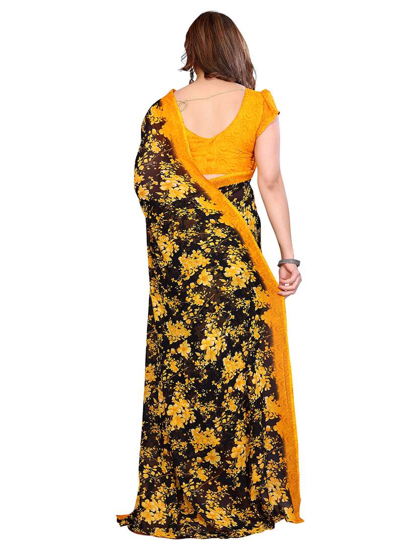 women pack of 2 printed saree with blouse - 22445494 -  Standard Image - 1