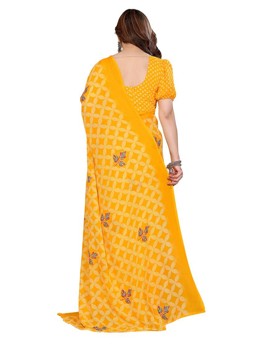 women pack of 2 printed saree with blouse - 22445528 -  Standard Image - 1