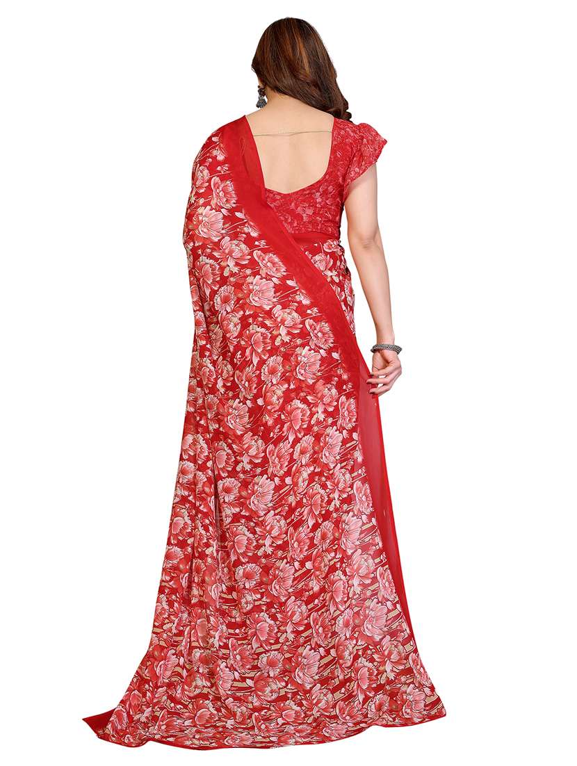 women pack of 2 printed saree with blouse - 22445553 -  Standard Image - 1