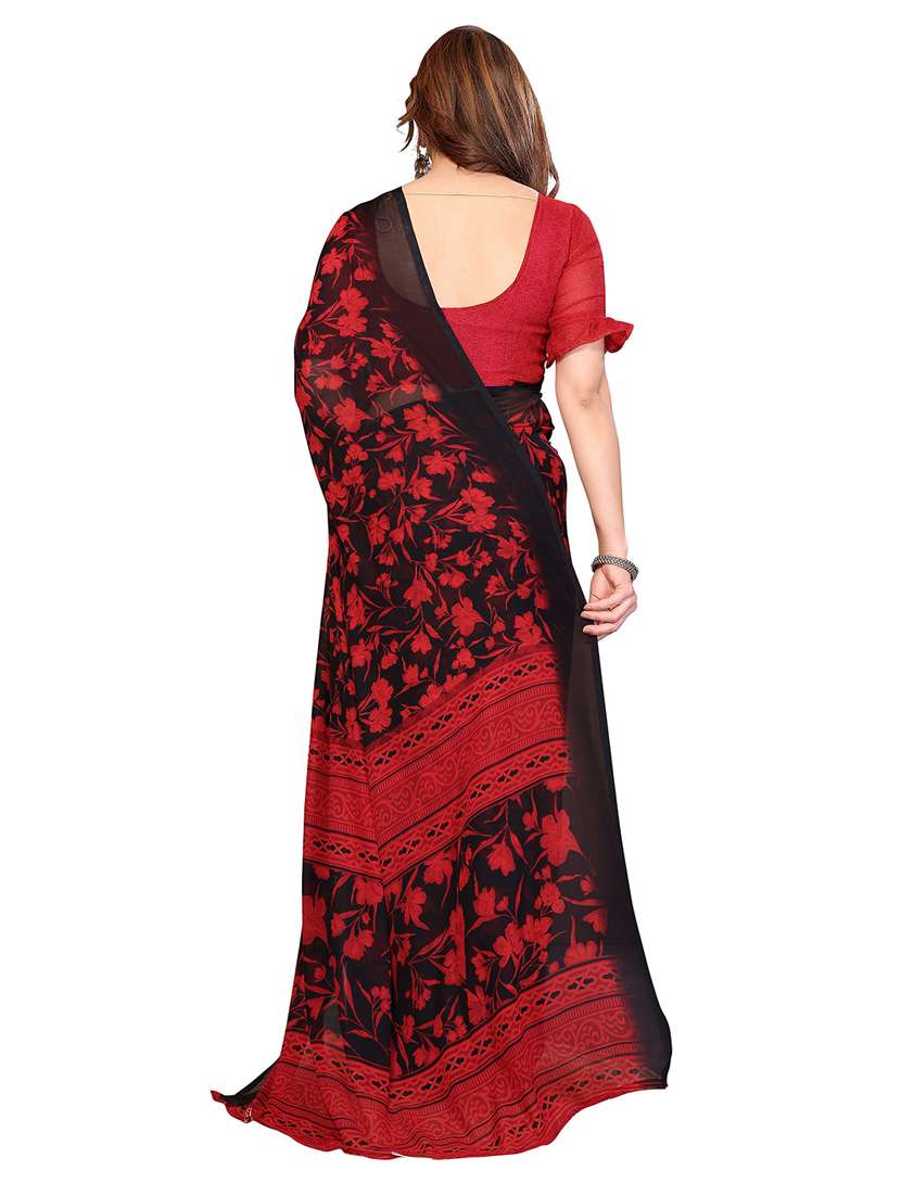 Women Pack Of 2 Printed Saree With Blouse - 22445731 -  Standard Image - 1