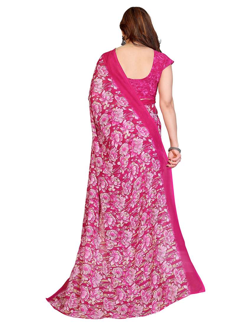 women pack of 2 printed saree with blouse - 22445782 -  Standard Image - 1