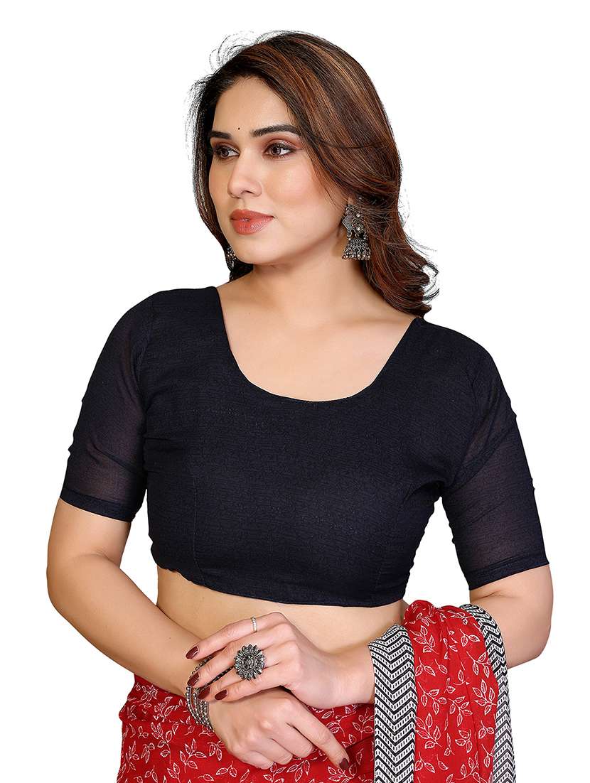 women pack of 2 printed saree with blouse - 22445785 -  Standard Image - 4