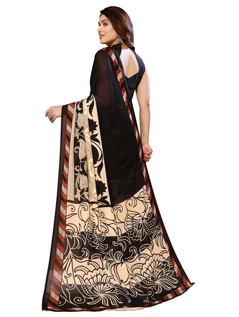 women pack of 2 printed saree with blouse - 22445806 -  Standard Image - 1