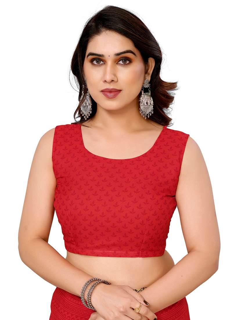 women pack of 2 printed saree with blouse - 22445811 -  Standard Image - 4