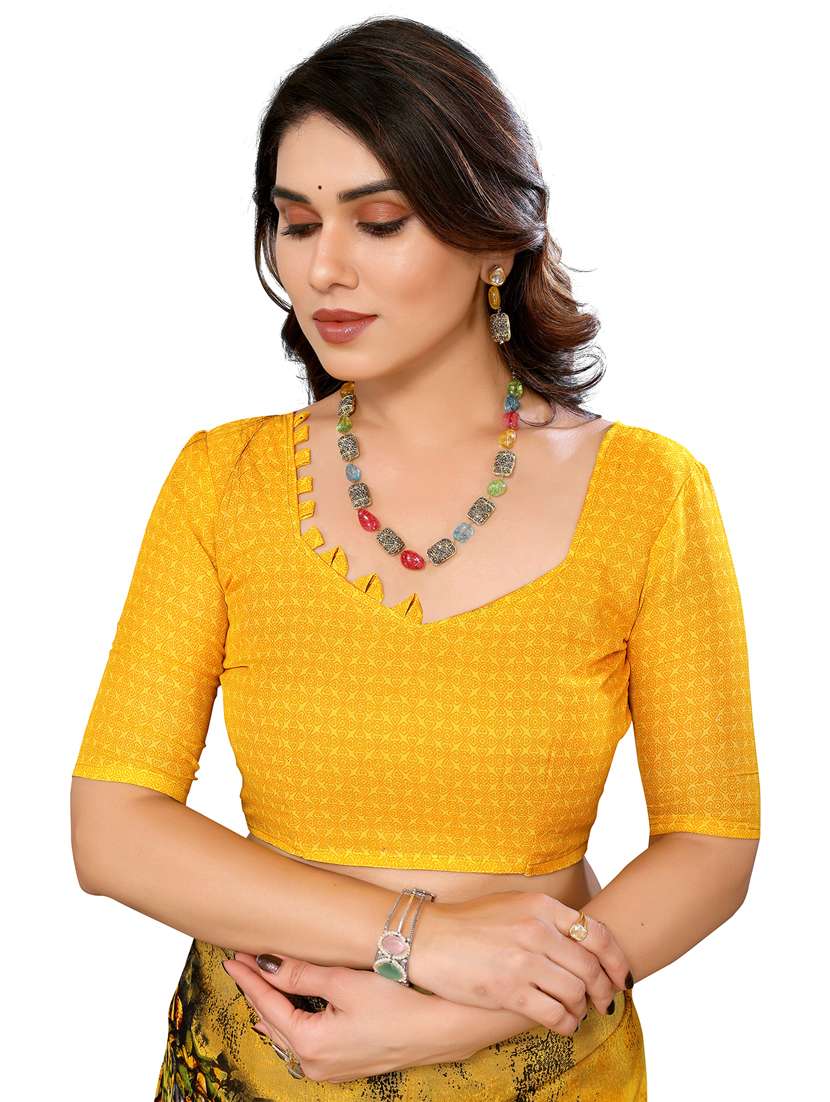 women pack of 2 printed saree with blouse - 22445829 -  Standard Image - 4