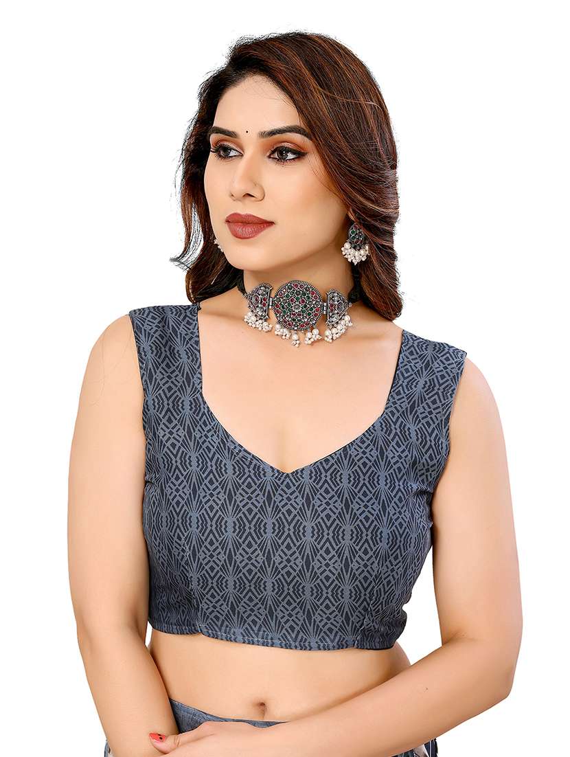Women Pack Of 2 Printed Saree With Blouse - 22445882 -  Standard Image - 4