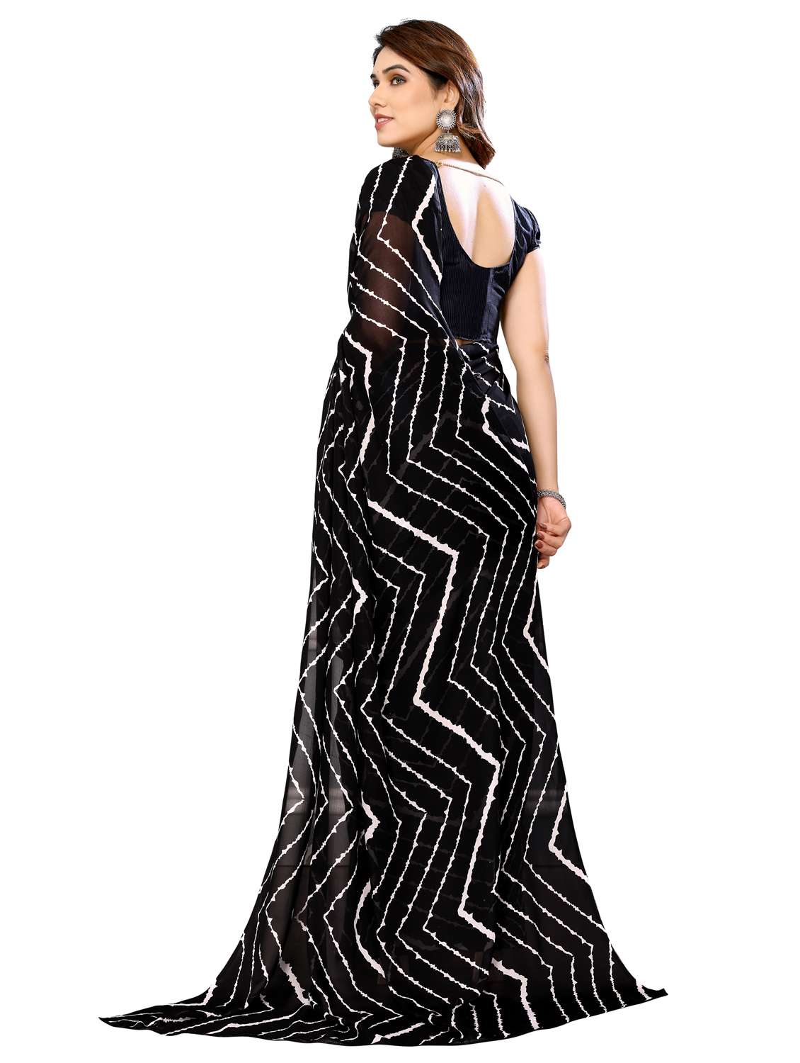 Women Pack Of 2 Printed Saree With Blouse - 22445891 -  Standard Image - 1