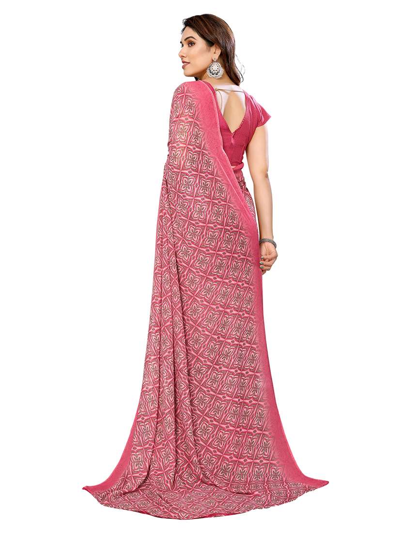 women pack of 2 printed saree with blouse - 22445900 -  Standard Image - 1