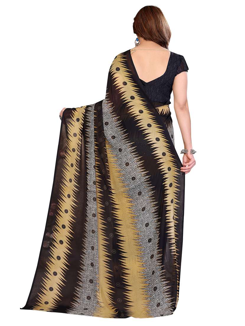 women pack of 2 printed saree with blouse - 22445946 -  Standard Image - 1