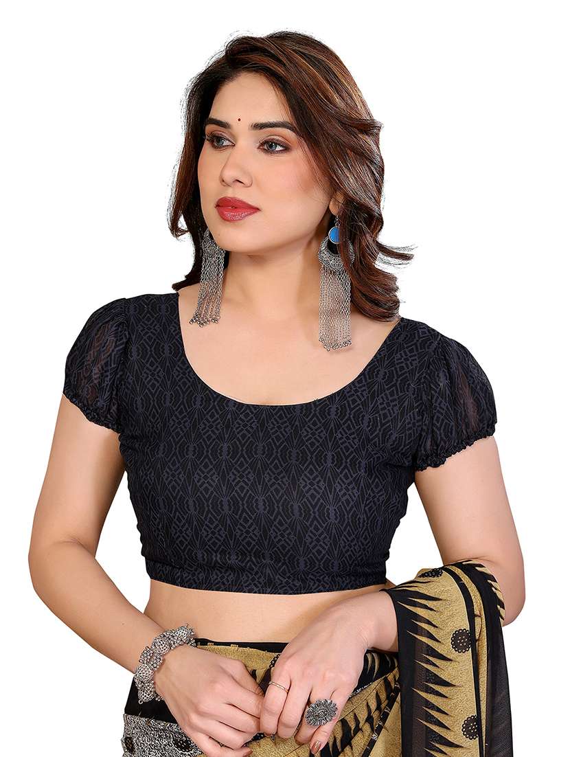 women pack of 2 printed saree with blouse - 22445946 -  Standard Image - 4