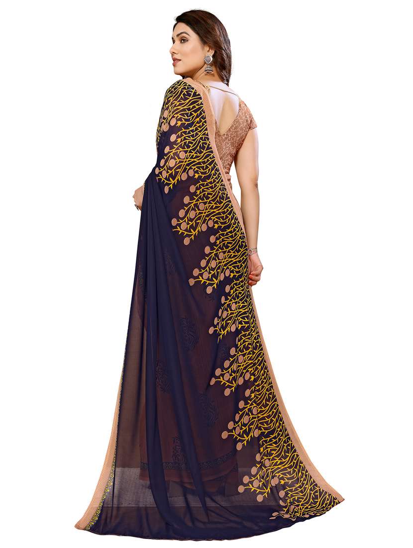 Women Pack Of 2 Printed Saree With Blouse - 22446031 -  Standard Image - 1