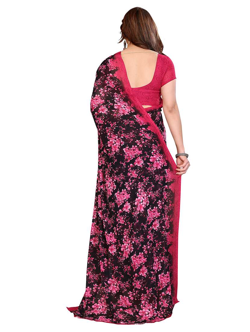 women pack of 2 printed saree with blouse - 22446179 -  Standard Image - 1