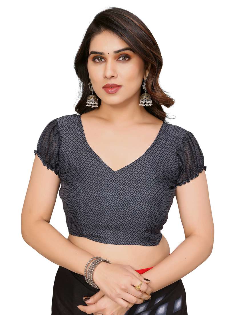 Women Pack Of 2 Printed Saree With Blouse - 22446287 -  Standard Image - 4