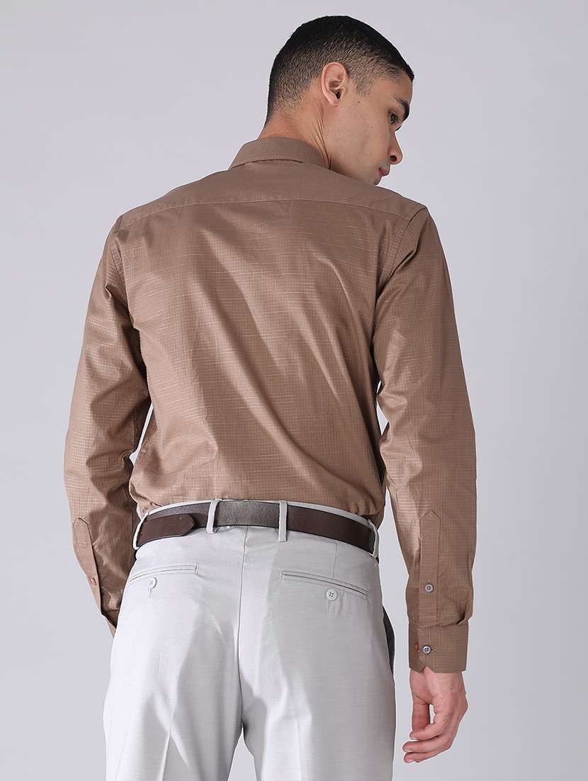 men solid long sleeves formal shirt  - 22446684 -  Standard Image - 4