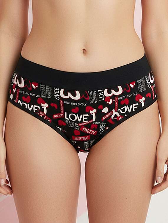 women pack of 3 printed mid rise hipster panty - 22447303 -  Standard Image - 1