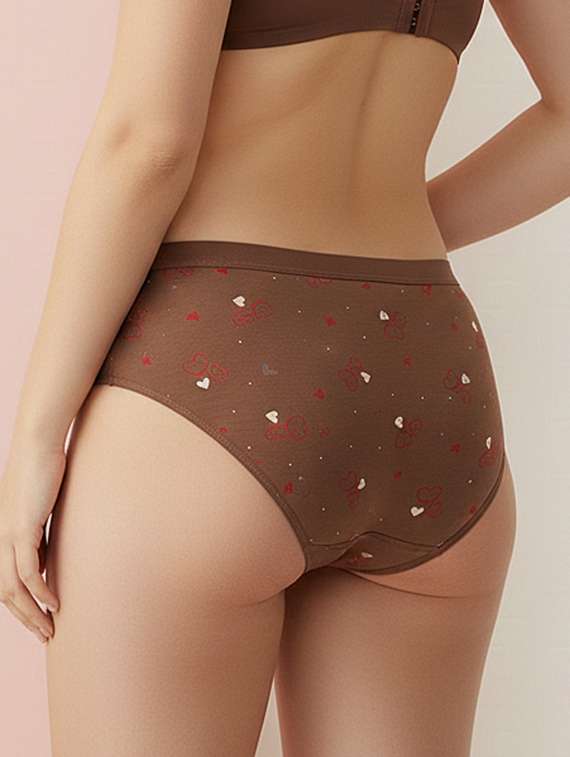 women pack of 3 printed mid rise hipster panty - 22447350 -  Standard Image - 4