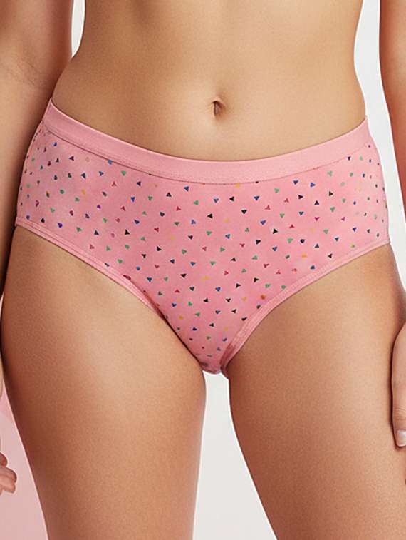 women pack of 3 printed mid rise hipster panty - 22447371 -  Standard Image - 1