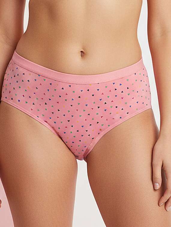 women pack of 3 printed mid rise hipster panty - 22447413 -  Standard Image - 1