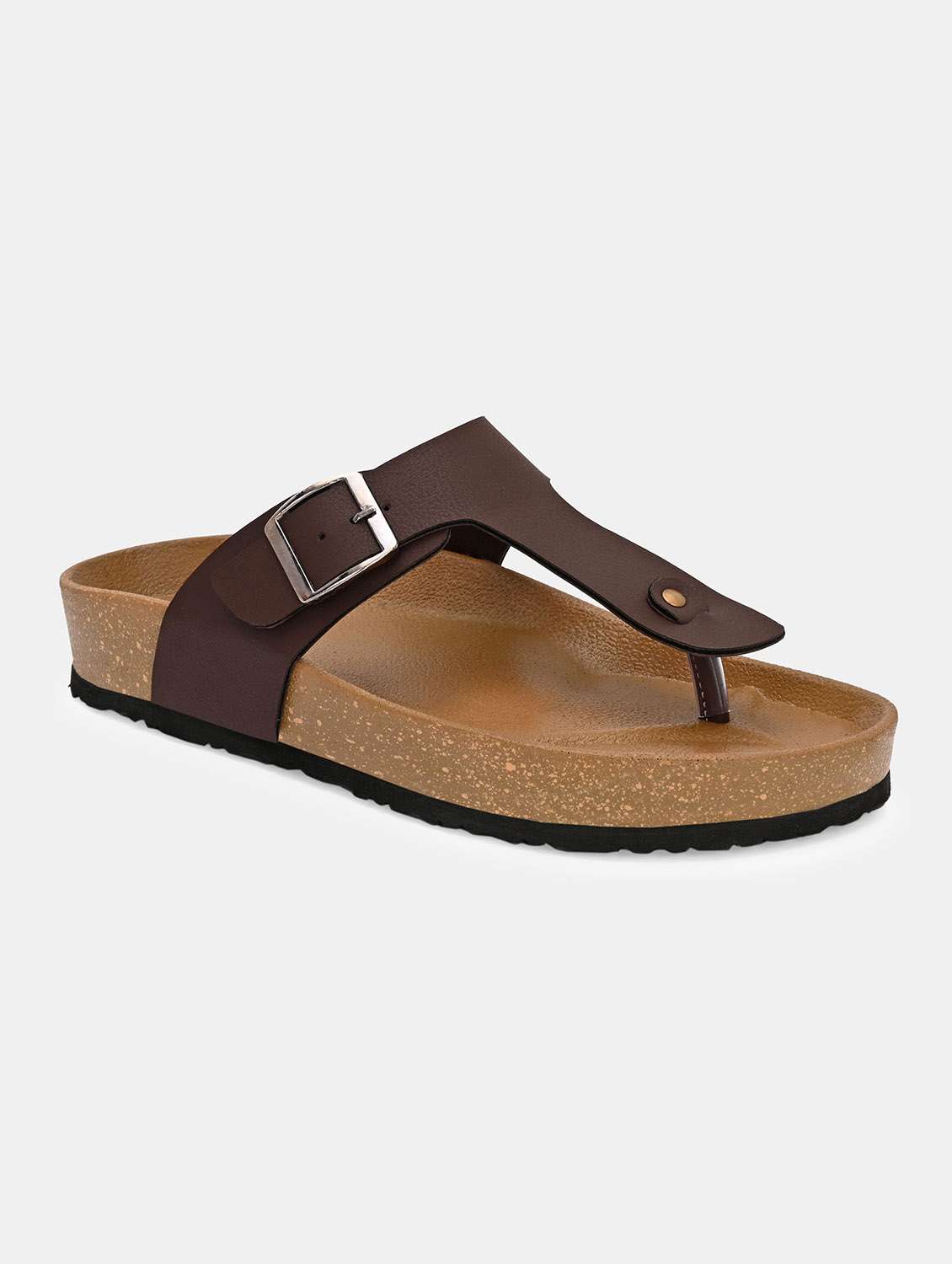 men solid toe seperator sandal - 22447655 -  Standard Image - 1