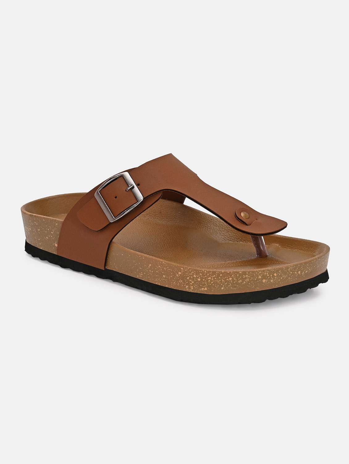 men solid toe seperator sandal - 22447656 -  Standard Image - 1