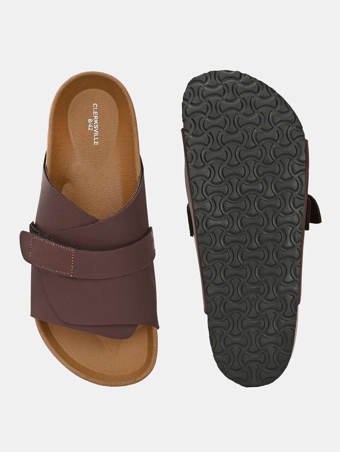 men solid slip on sandal - 22447697 -  Standard Image - 4