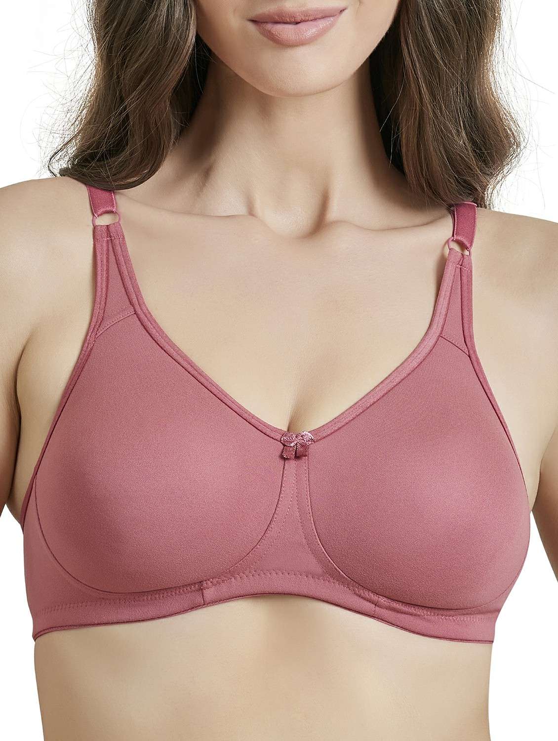women solid non wired regular bra - 22447803 -  Standard Image - 1