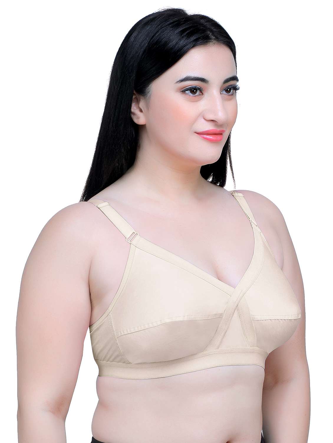 women solid non wired minimizer bra - 22447827 -  Standard Image - 1
