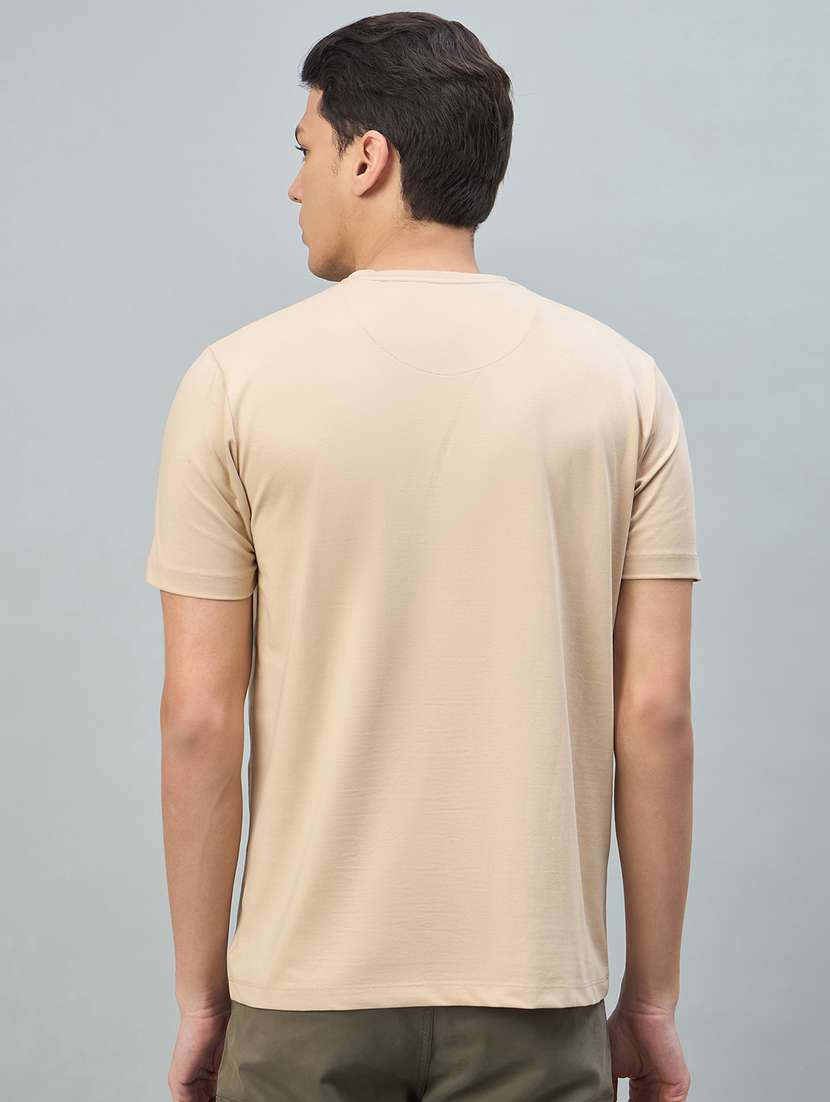 Men Printed Short Sleeve Round T-shirt - 22447998 -  Standard Image - 4