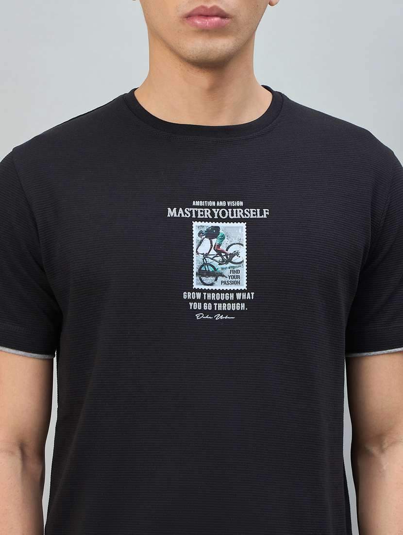 men printed short sleeve round t-shirt - 22448001 -  Standard Image - 1