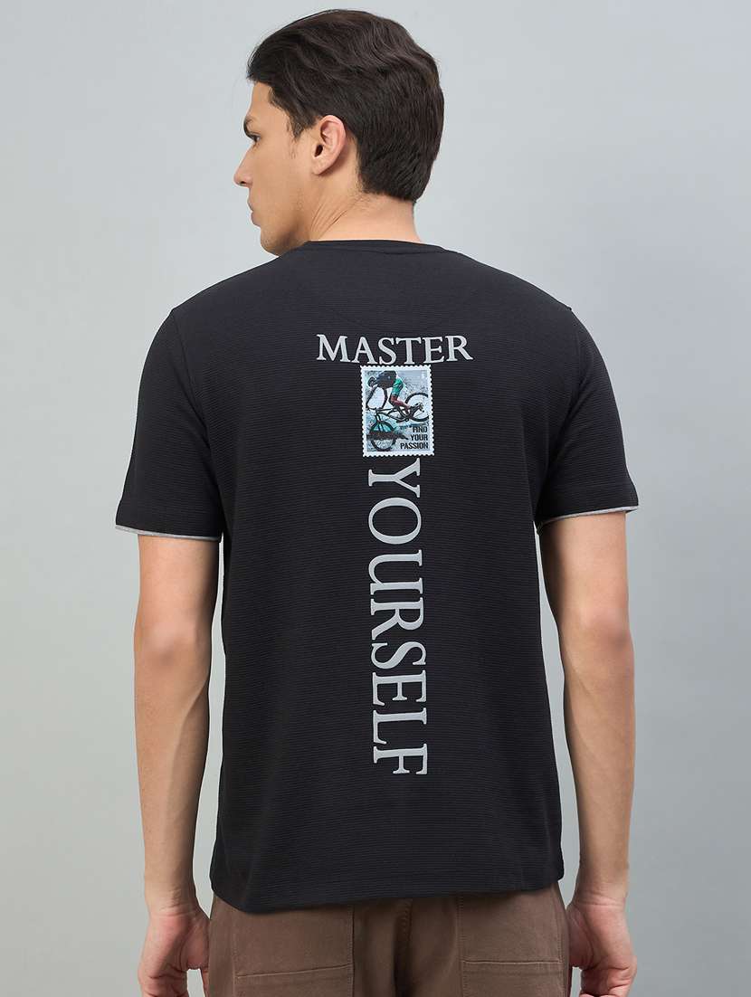men printed short sleeve round t-shirt - 22448001 -  Standard Image - 4