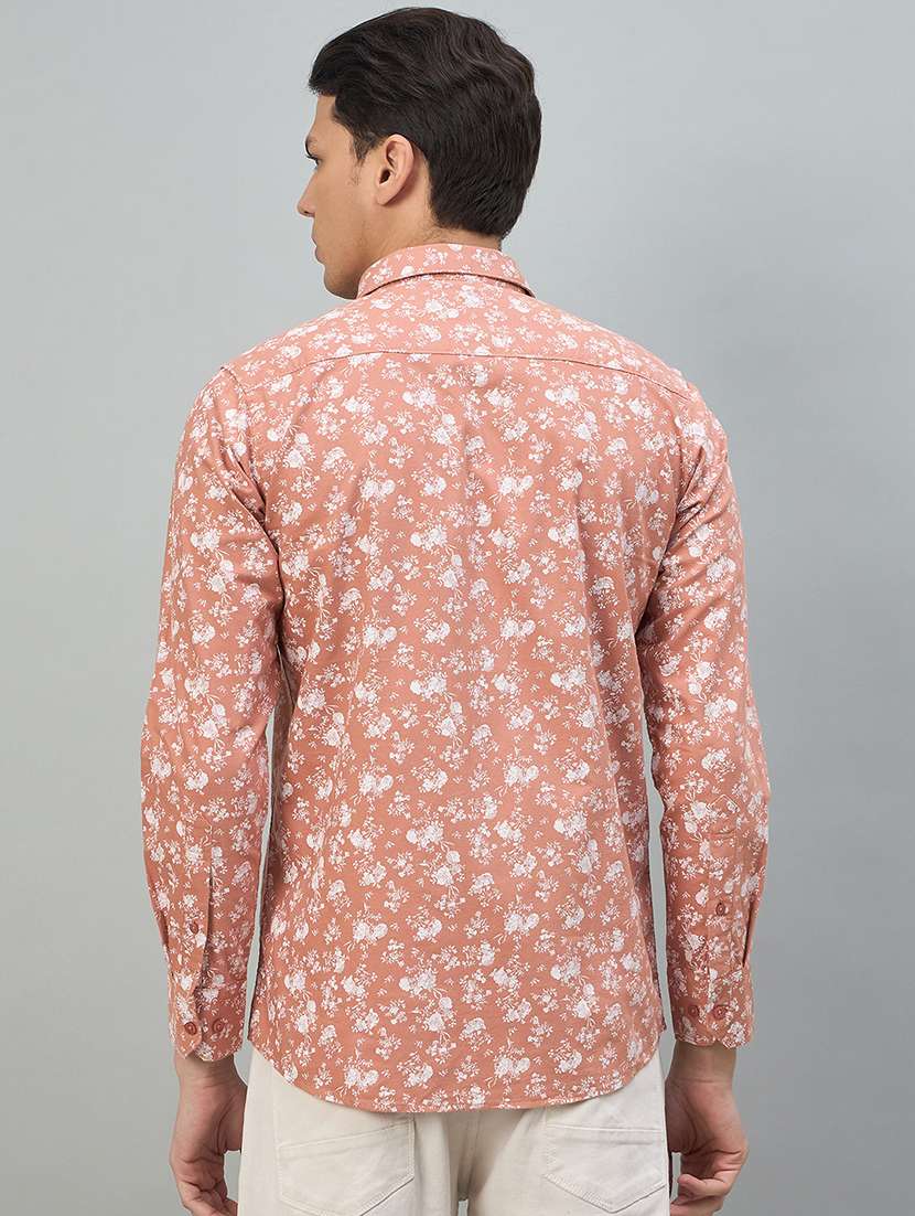 Men Printed Long Sleeve Slim Fit Casual Shirt - 22448277 -  Standard Image - 4