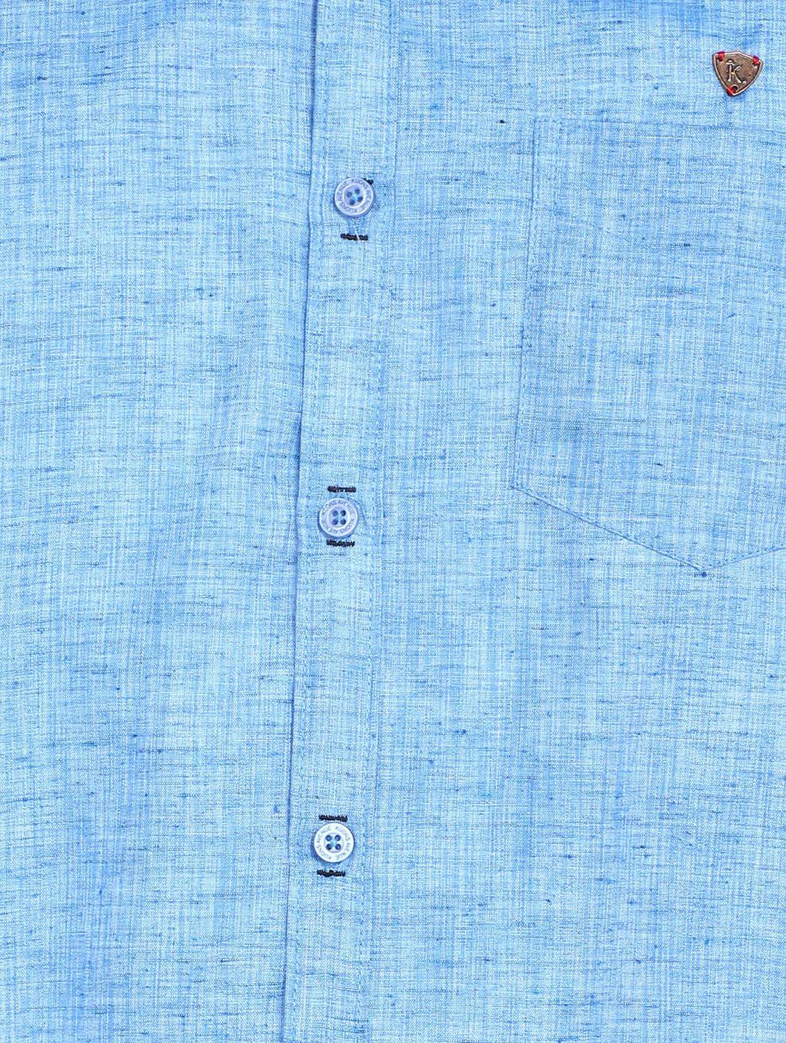men solid short sleeve slim fit casual shirt - 22448632 -  Standard Image - 4