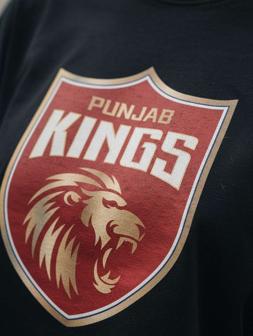 women punjab kings printed drop sleeve oversized t-shirt - 22448687 -  Standard Image - 1