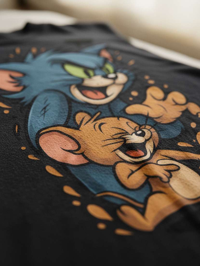 women graphic drop sleeve oversized t-shirt - 22448690 -  Standard Image - 1