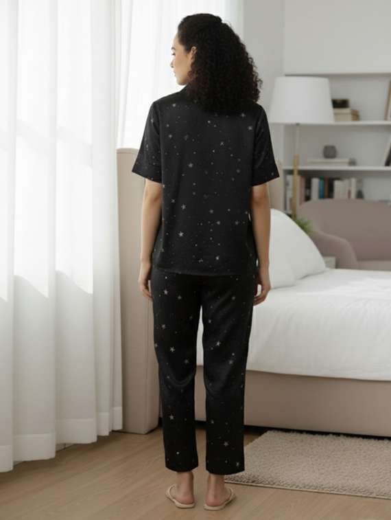 Women Printed Nightwear Pyjama Set - 22449050 -  Standard Image - 4