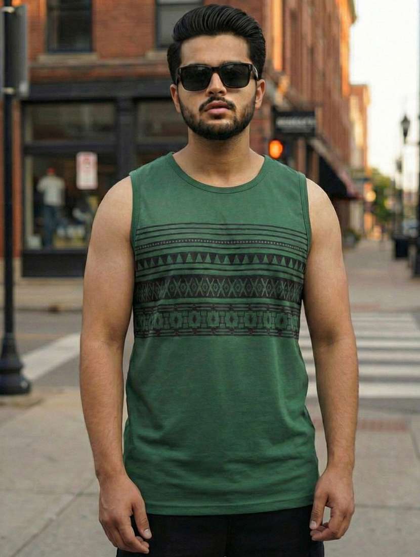 men multi colored cotton chest print t-shirt - 22449055 -  Standard Image - 4