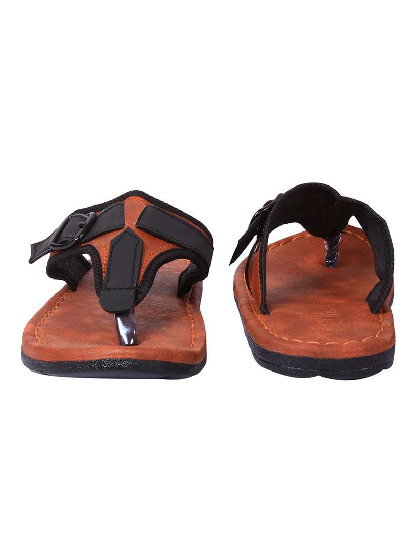 men color block toe seperator sandal - 22449081 -  Standard Image - 1