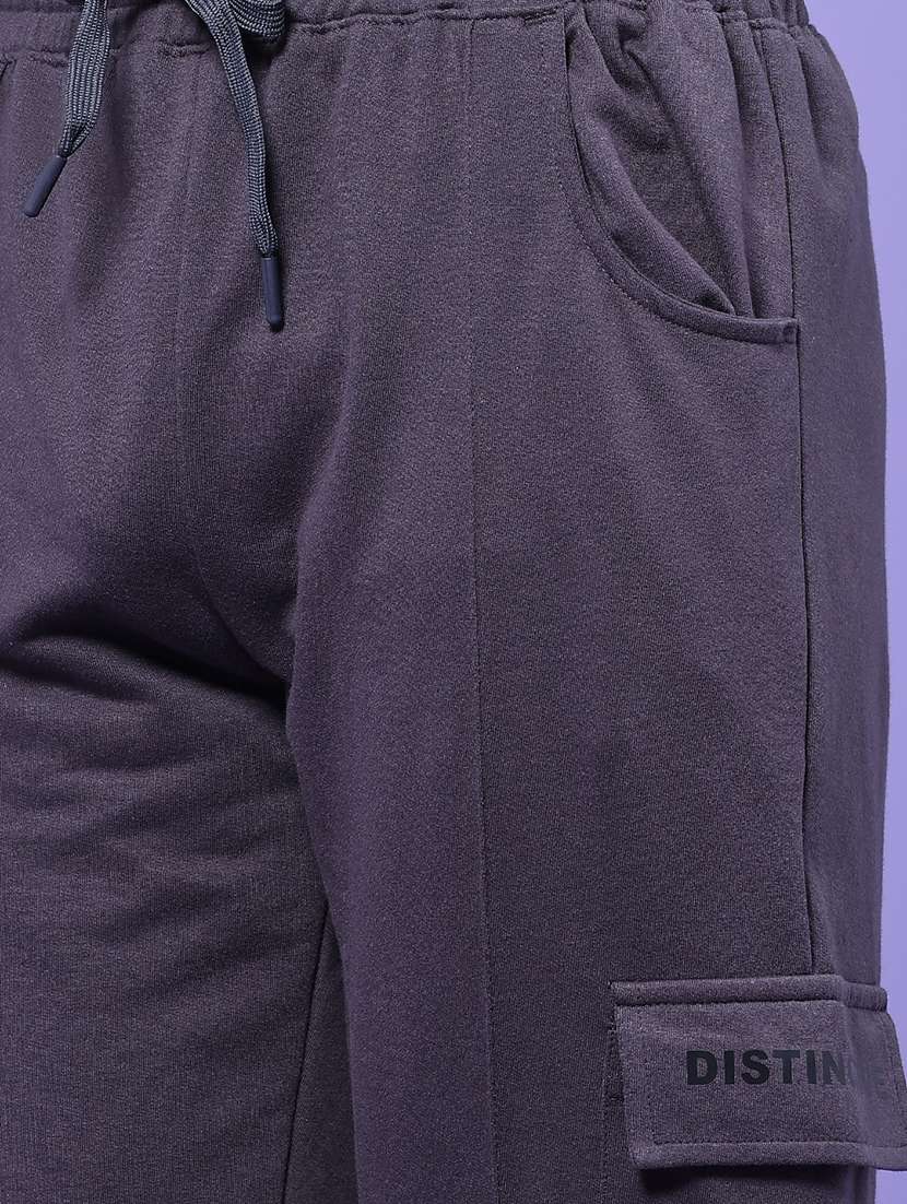 Men Solid Mid Rise Regular Fit Cargo - 22449335 -  Standard Image - 1