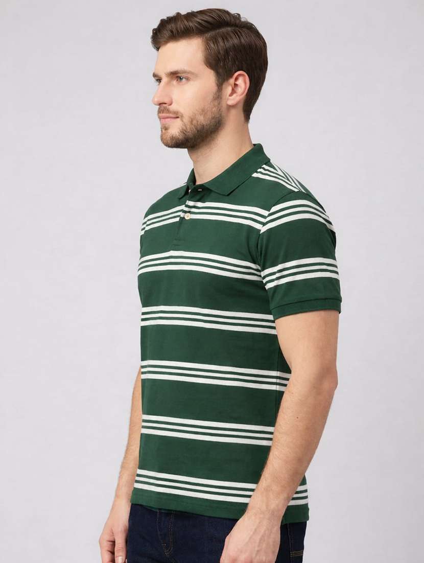men teal cotton blend t-shirt - 22449886 -  Standard Image - 1