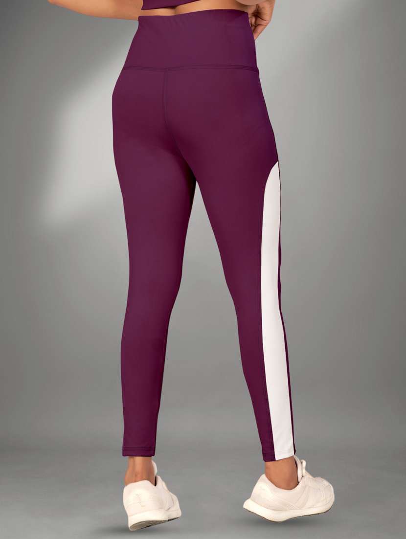 women pack of 2 mid rise yoga pants - 22450086 -  Standard Image - 4